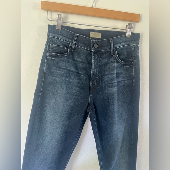 MOTHER The Insider Tall When The Going Gets Tough Dark Wash Bootcut Jeans Sz 27 - Picture 2 of 10